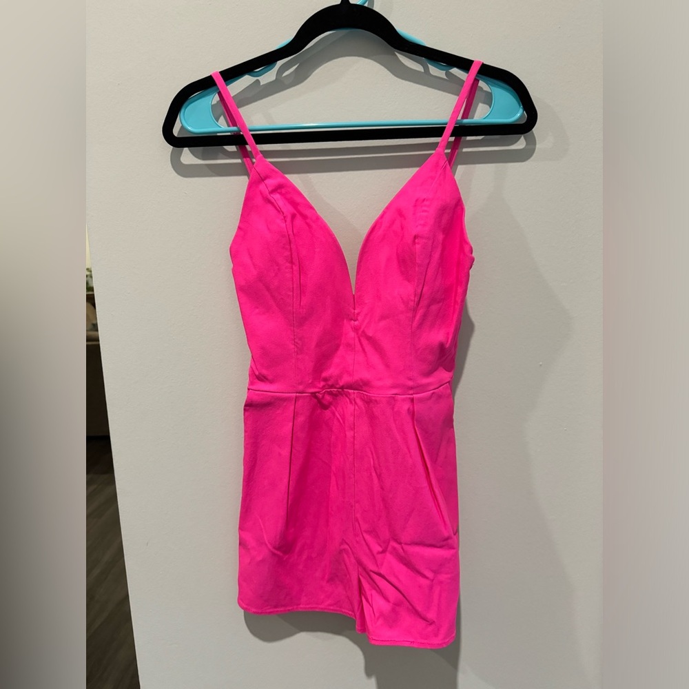 Hot Pink Romper - Picture 10 of 10